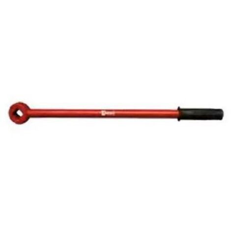 Chiave per radiatore con corpo in acciaio forgiato dal pieno per una maggiore sicurezza. Utile per accoppiare o scoppiare radiatori in alluminio o ghisa da D.1 - 1 1/4.(DianFlex) Misura: 1"  800 mm