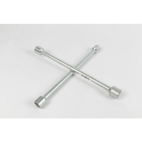Chiave per ruota a croce in acciaio resistente 14"=36 cm
