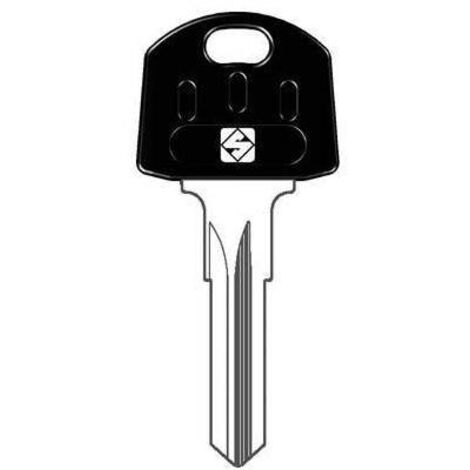 CHIAVE PIATTA ABUS AB64RAP SILCA - OTTONE NICHELATO - 5 pezzi