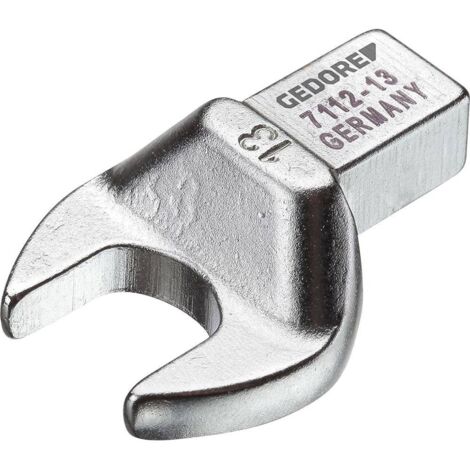 Chiave Piatta Ad Incastro, Costa S / Piatto: 13 Mm, Gambo 9 X 12 Mm Di Larghezza. : 30 Mm, Altezza: 7,0 Millimetri