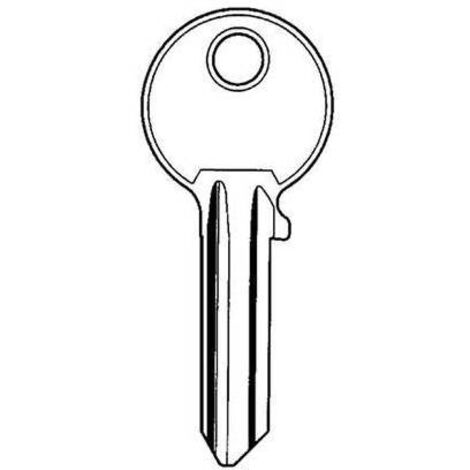 CHIAVE PIATTA CISA 01310.00 ORIGINALE - OTTONE NICHELATO CS206 - 10 pezzi