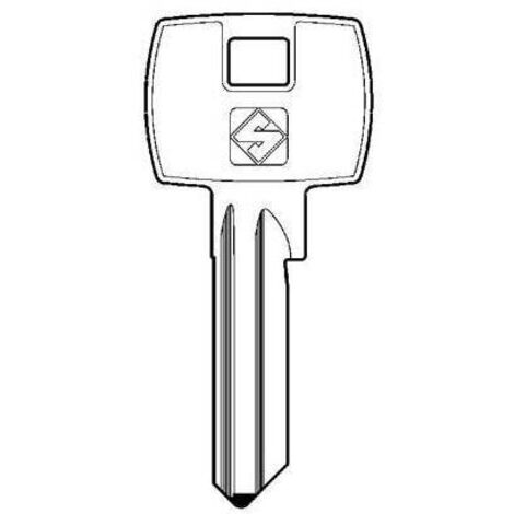 CHIAVE PIATTA CORBIN CB30 SILCA - OTTONE NICHELATO - 10 pezzi