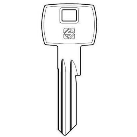 CHIAVE PIATTA CORBIN CB86 SILCA - OTTONE NICHELATO - 10 pezzi