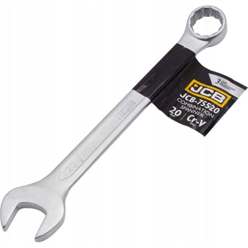 Chiave piatta e ad occhiello jcb 20 mm acciaio robusto