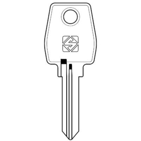 CHIAVE PIATTA EUROLOCKS EU11R SILCA - ACCIAIO NICHELATO - 10 pezzi