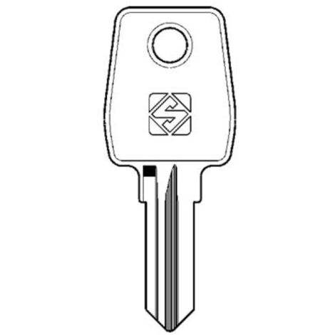 CHIAVE PIATTA EUROLOCKS EU13R SILCA - ACCIAIO NICHELATO - 10 pezzi