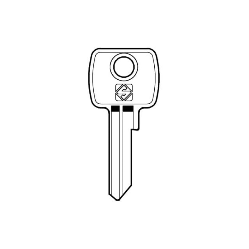 Chiave piatta l&f lf4r Silca acciaio nichelato (10...