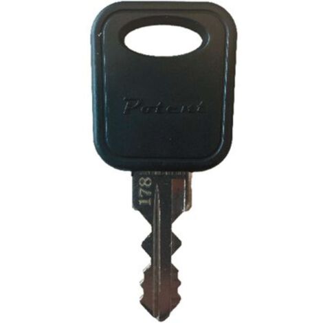 CHIAVE PIATTA POTENT 6000K ORIGINALE - OTTONE NICHELATO - 10 pezzi