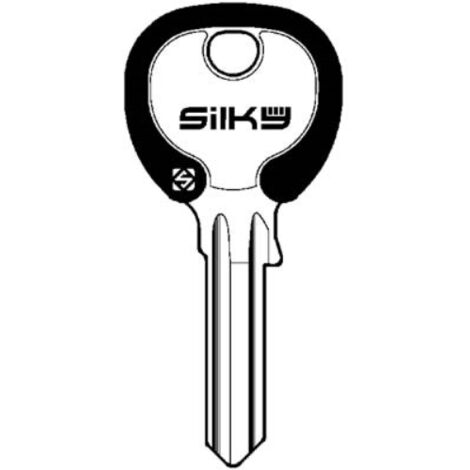 Chiave piatta silky iseo ie3dz silca ottone nichelato (100 pezzi) Silca