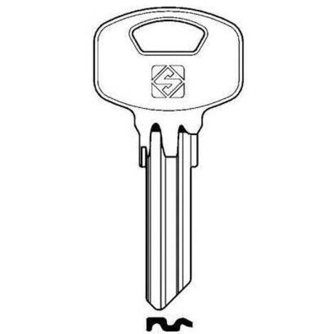 CHIAVE PIATTA YALE YA89SM SILCA - ACCIAIO NICHELATO - 10 pezzi