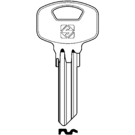 Chiave piatta yale ya89sm silca acciaio nichelato (10 pezzi) Silca