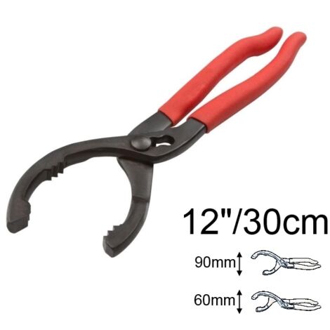 Chiave/Pinza per filtro olio regolabile professionale 60-90mm
