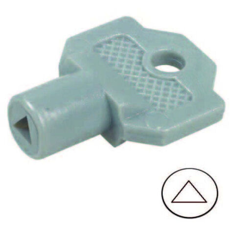 Chiave plastica per cilindro con triangolo per quadri elettrici 154a - 10 pz
