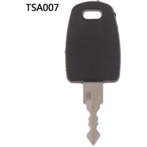 Chiave principale per bagagli KZQ TSA007 per lucchetti TSA007 Master Lock, lucchetti universali con password omologati per valigie.