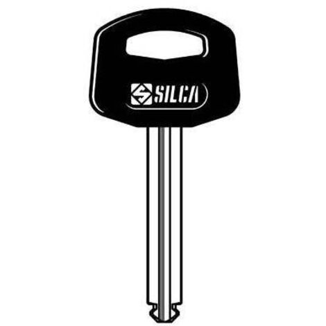 CHIAVE PUNZONATA ABUS AB60P SILCA - OTTONE NICHELATO - 2 pezzi