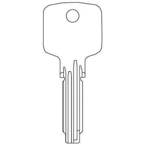CHIAVE PUNZONATA CISA 00620.01 ORIGINALE - OTTONE NICHELATO CS62 - 50 pezzi