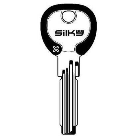 CHIAVE PUNZONATA CORBIN CB97DZ SILKY SILCA - OTTONE NICHELATO - 5 pezzi