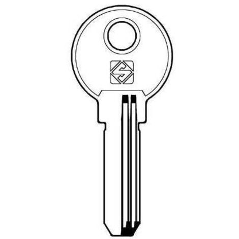 CHIAVE PUNZONATA FAC FAC31 SILCA - OTTONE NICHELATO - 2 pezzi
