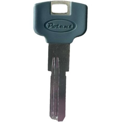 CHIAVE PUNZONATA POTENT 3200KN ORIGINALE - OTTONE NICHELATO - 10 pezzi