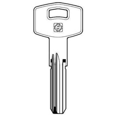CHIAVE PUNZONATA SATURN STU6R SILCA - OTTONE NICHELATO - 5 pezzi