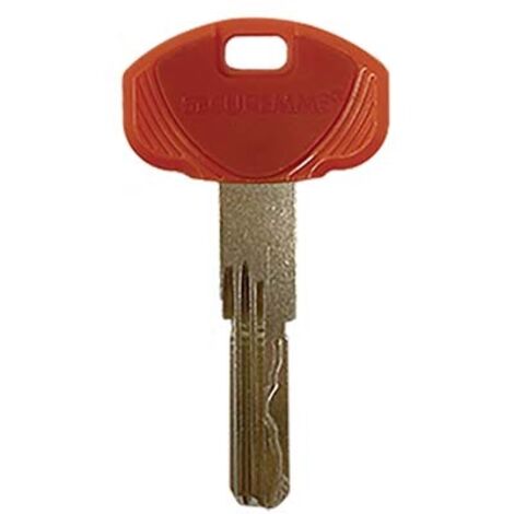 CHIAVE PUNZONATA SECUREMME EVO K64 HAND - OTTONE NICHELATO - 5 pezzi