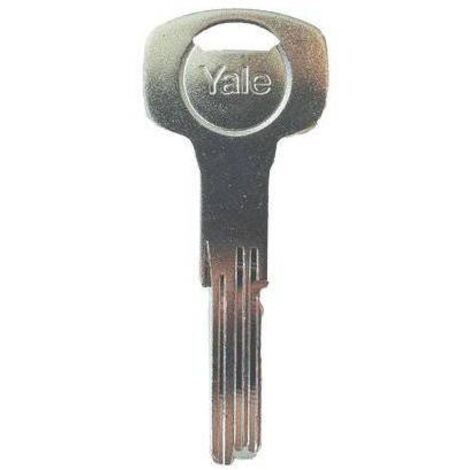 CHIAVE PUNZONATA YALE SERIE Y1500 ORIGINALE - OTTONE NICHELATO - 5 pezzi