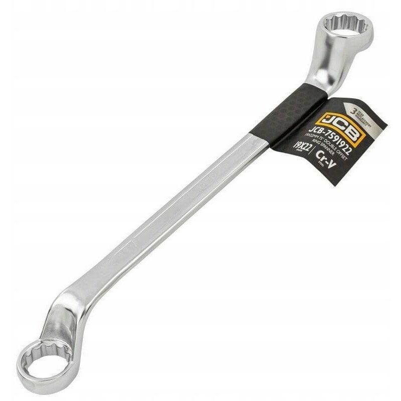 Chiave regolabile JCB metallica 19x22 mm angolo 75 gradi