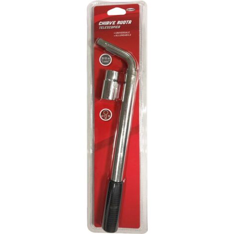 Chiave ruota telescopica 35x53 cm diametro da 17 a 19 mm