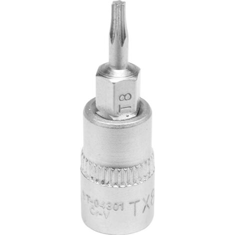CHIAVE TORX 1/4"""" T8 L37MM YT-04301 YATO