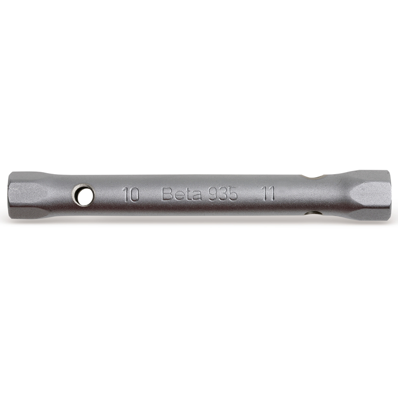 Image of Beta - chiavi a tubo doppie esagonali serie leggera cromate satinate mm 12x13 935