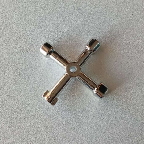 Chiave Multifunzione 4 In 1 Universale - Per Armadietti, Idraulici, Elettricisti E Altri Usi - Foto 3