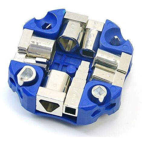 Chiave universale professionale per sportelli acqua luce e gas Tecom CU002P  Chiave