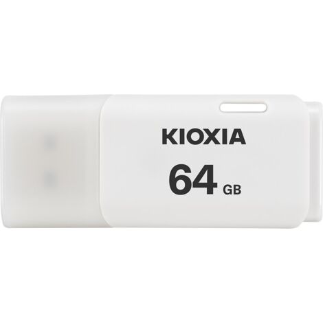 Chiavetta USB KIOXIA TransMemory U202 da 64 GB, USB 2.0, bianca.