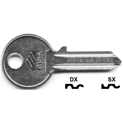 Chiavi 4 spine grandi 01320 - 01320002 sx (tipo silca cs 205)