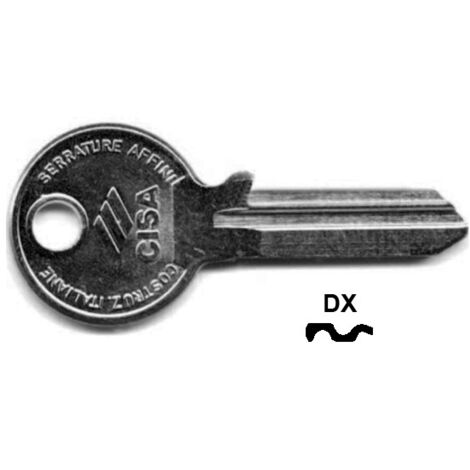 Chiavi 4 spine piccole 01420 - 01420001 dx (tipo silca cs 6)
