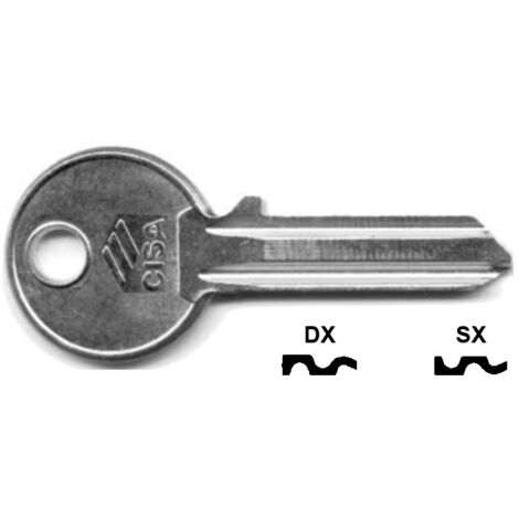 Chiavi 5 spine grandi 01310 - 01310002 sx (tipo silca cs 207)
