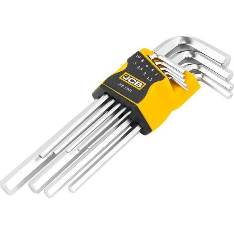 Chiavi a brugola JCB IMBUSY cromate misura 1 5 a 10 mm
