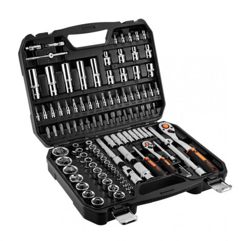 Chiavi a bussola 1/4"""", 1/2"""", set da 110 pezzi, Crv