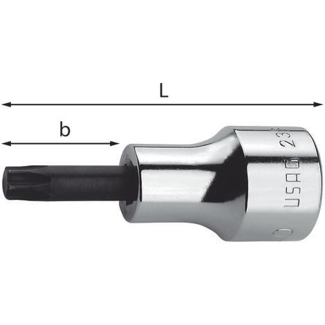 Beta utensili serie di chiavi a t con maschio snodato per viti con impronta  torx cromate - art. 953tx/s