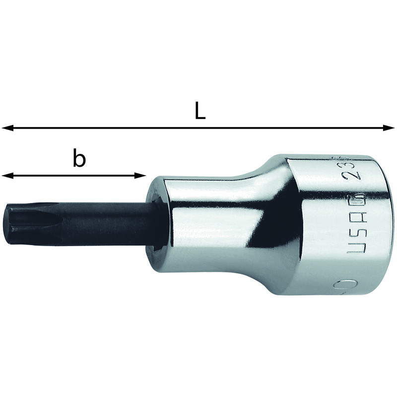 Chiavi a bussola per viti con impronta Torx 1/2'