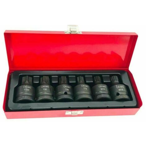 CHIAVI A BUSSOLA TORX MILLERIGHE XZN IMPATTO 3/4&quot M16 M18 T70 T80 T90 T100 291HY