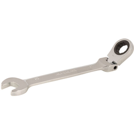 Chiavi a cricchetto Silverline Ingegneria Meccanica combinata a testa flessibile-15 mm
