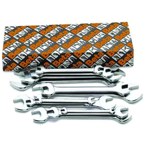 CHIAVI A FORCHETTA CROMATE ART.55/S- - ART.55/S13 in serie pz.13 da 6x7 a 30x32 in sc. - 1 pezzi BETA