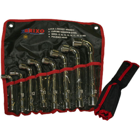 Chiavi a pipa CV Brixo serie 8 pz.