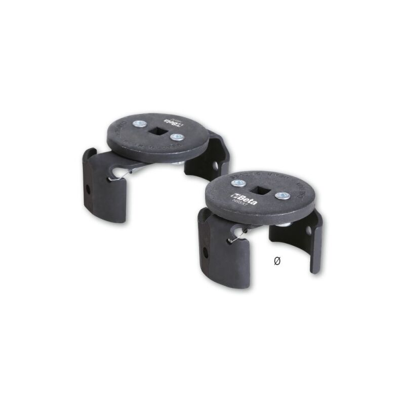 1493X Chiave 3/8' autoserranti per filtri olio sinistrorse - 80÷98 mm - Beta