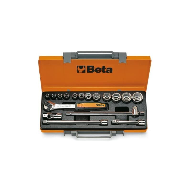 Beta - set 12 kompasse essagonale in serie in blechschublade 920AC12