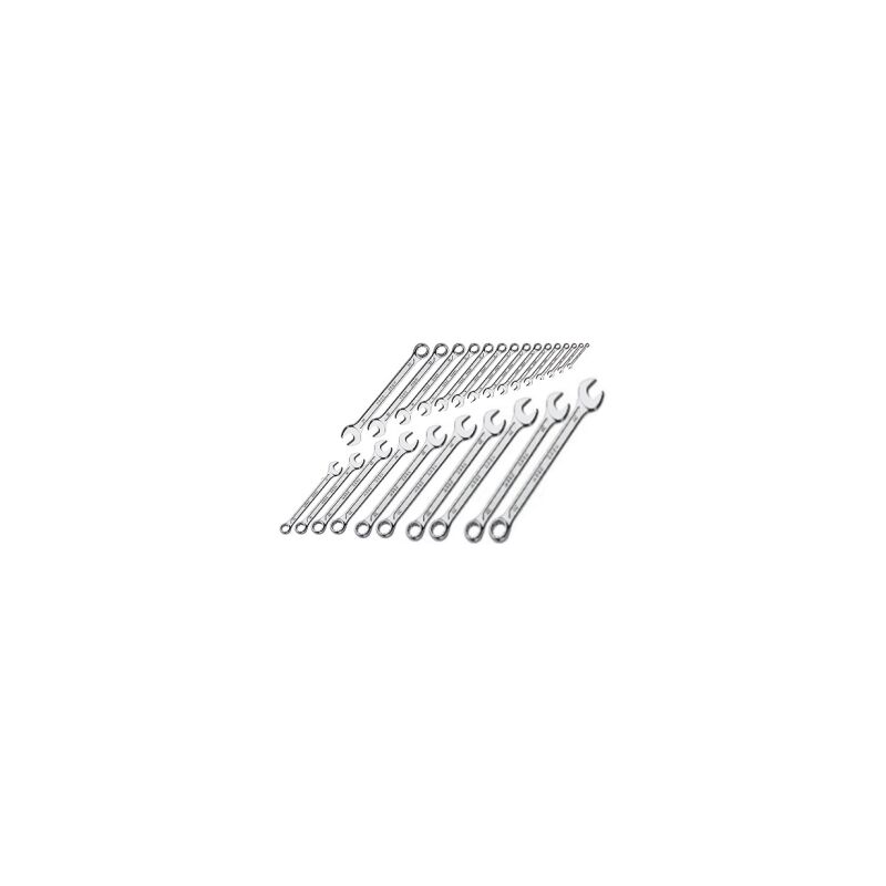 Grecoshop - Chiavi combinate 25 pz cromo vanadio