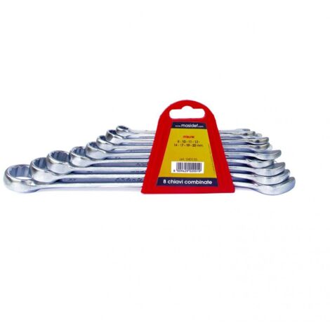 Chiavi combinate 8 pz.
