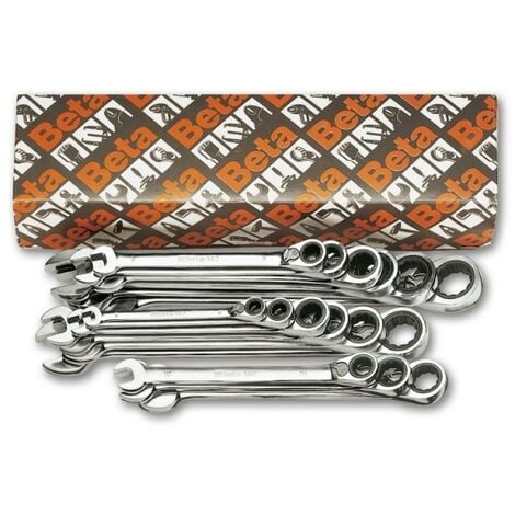 SET CHIAVI DOPPIE CRICCHETTO 15 pz - Serie Maxbite - con