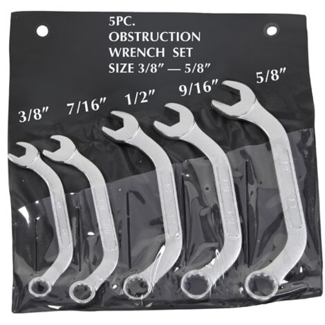 Chiavi combinate curve/ad U set 5 pz